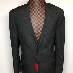 Alfani- Charcoal Gray Slim Fit Blazer XL NWT